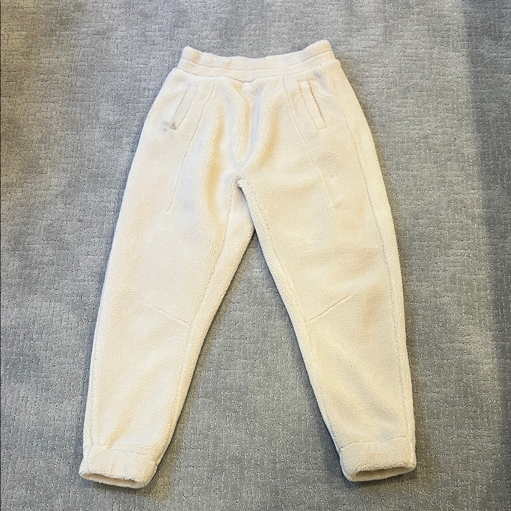 Cozy Cream Sherpa Pants